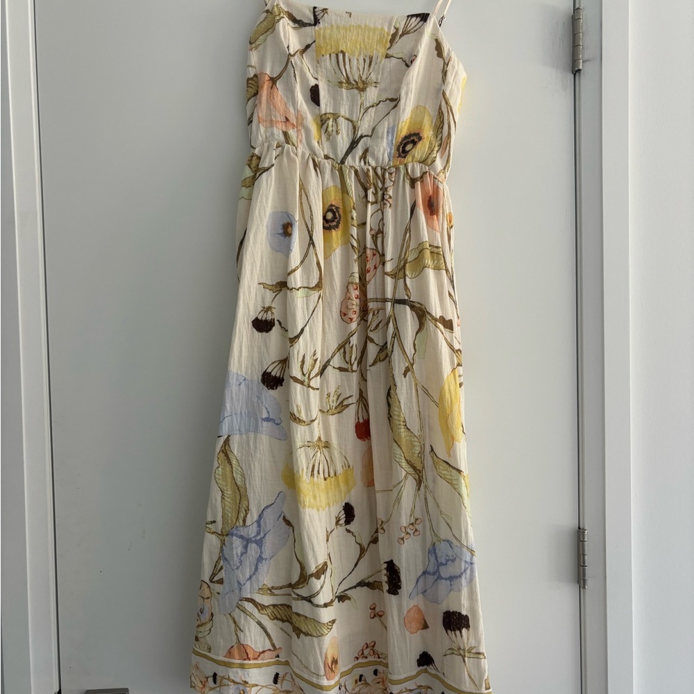 Floral Maxi Dress with Straps